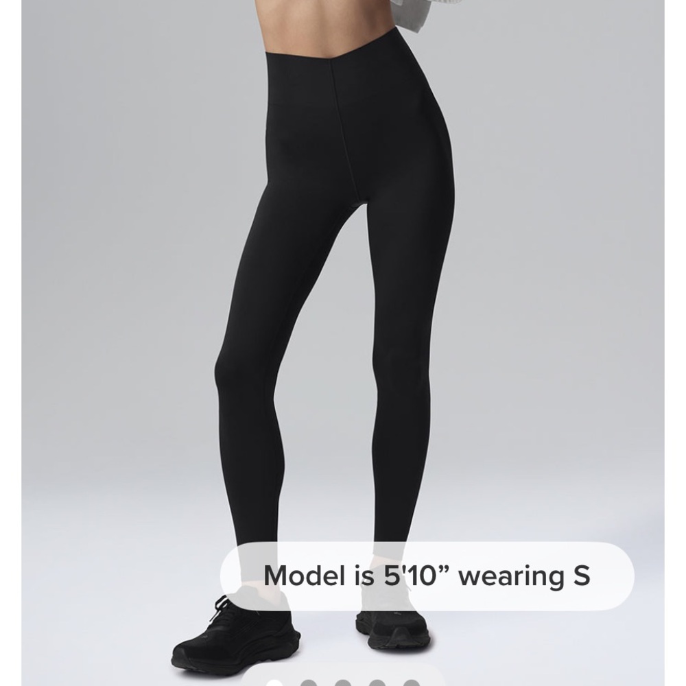 ALO Yoga Airlift Strength Extreme High-Waist 7/8 Legging, Black XS